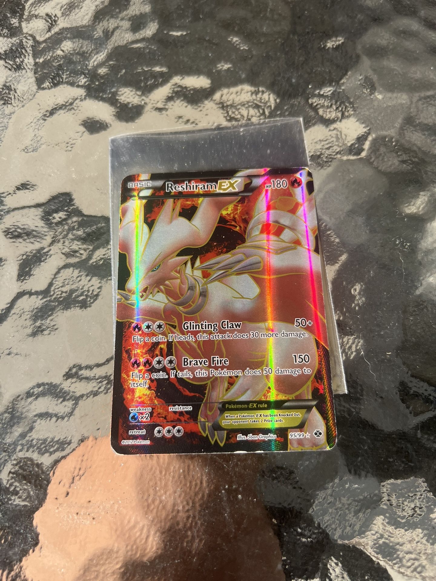 Reshiram EX Full Art 95/99 Next Destinies