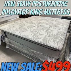 NEW SEALY POSTUREPEDIC PILLOWTOP KING MATTRESS