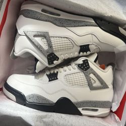 Air Jordan 4 Retro White Cement Size 9