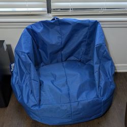 Large Blue Bean Bag