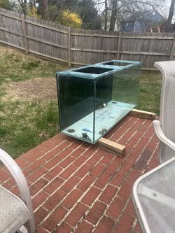 120 gallon Aquarium, stand and canopy - $300