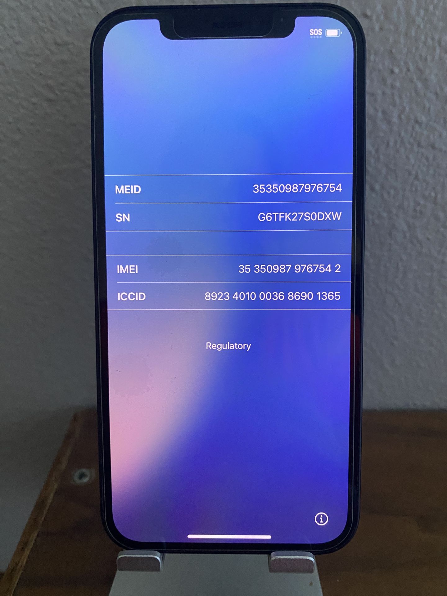 iPhone 12 - 128gb - black - unlocked - mint condition - $300