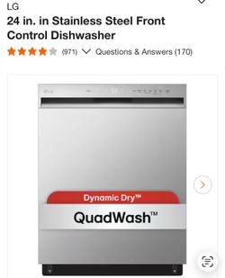 Brand New LG 24 in. Dishwasher ***First come, first served!
