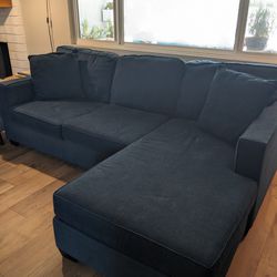 Couch with Reversible Chaise