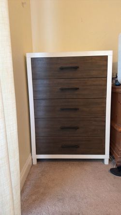 5 Drawer tall dresser