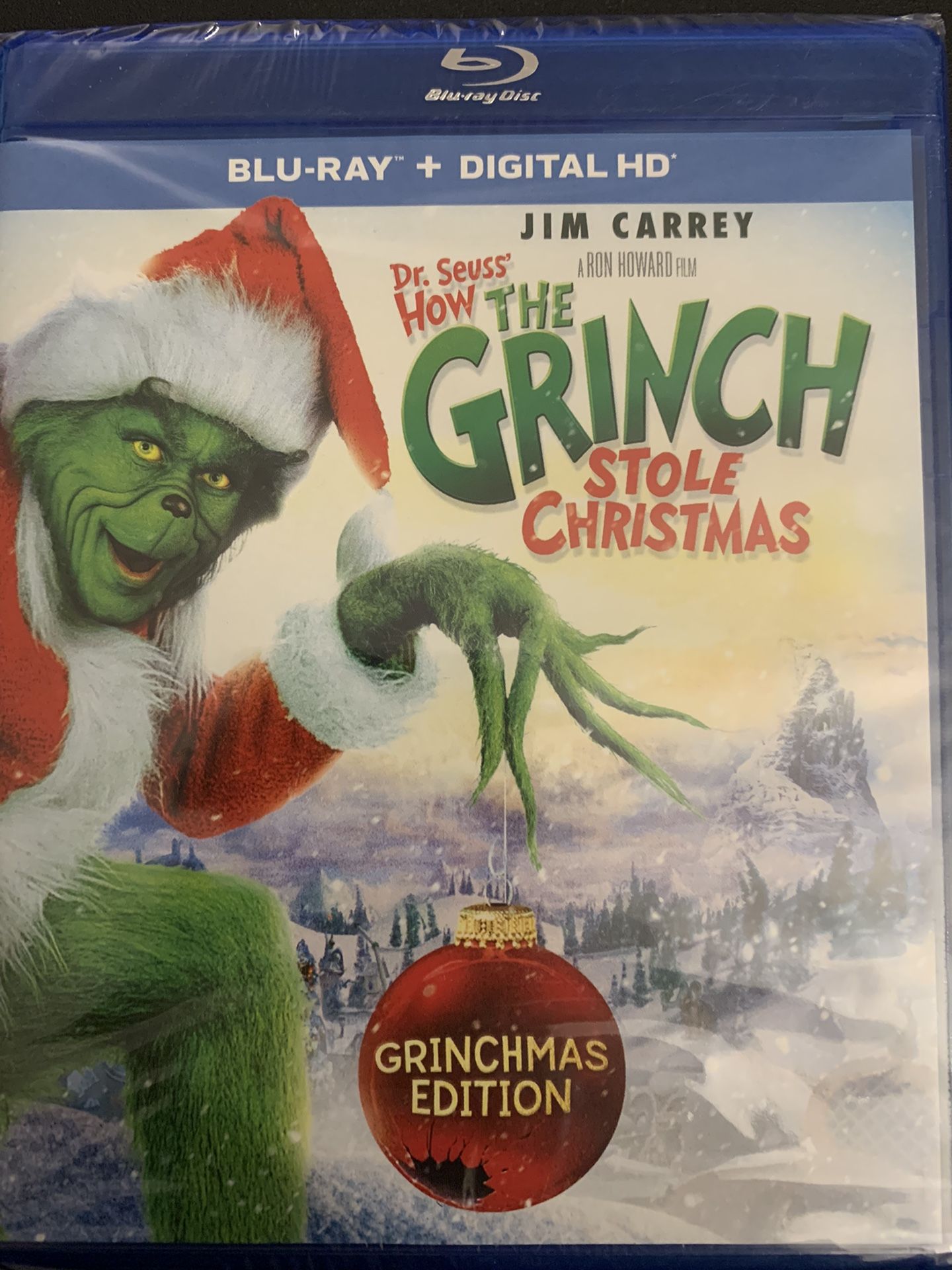Dr. Seuss’ How The GRINCH STOLE CHRISTMAS Grinchmas Edition (Blu-Ray + Digital)