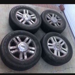 4 X 265/60r18 6x135 6x5.31 Stock Ford F-150 Expedition Wheels Rims Tires!!!!!!!