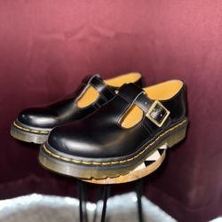 DR MARTENS POLLEY SMOOTH LEATHER MARY JANES