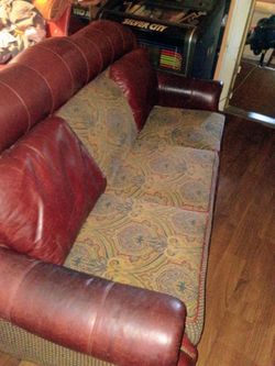 Leather Couch well kept