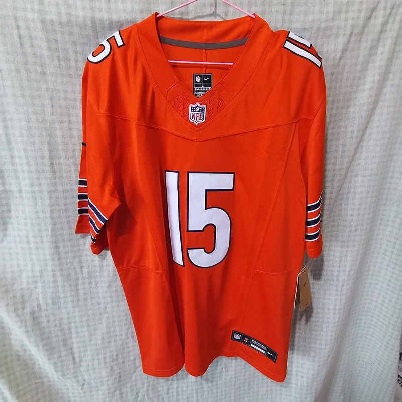 Rome Odunze No 15 Chicago Bears Jersey