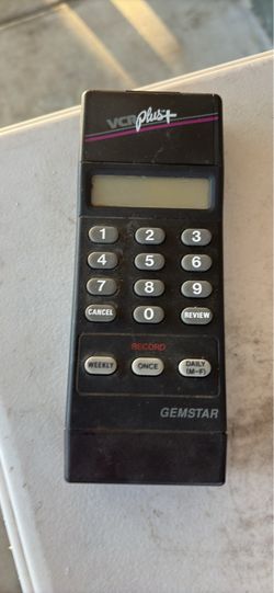 Gemstar VCR Plus+ Remote Control