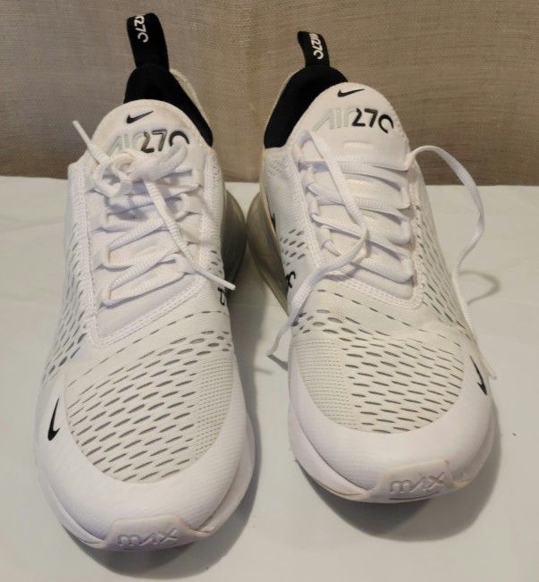Nike Air Max 270 'White' Shoes Men's Size 12 Pre-owned