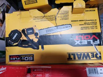 FLEXVOLT 60V MAX 14 in. Cordless Battery Powered Top Handle ChainSaw (Tool Only)