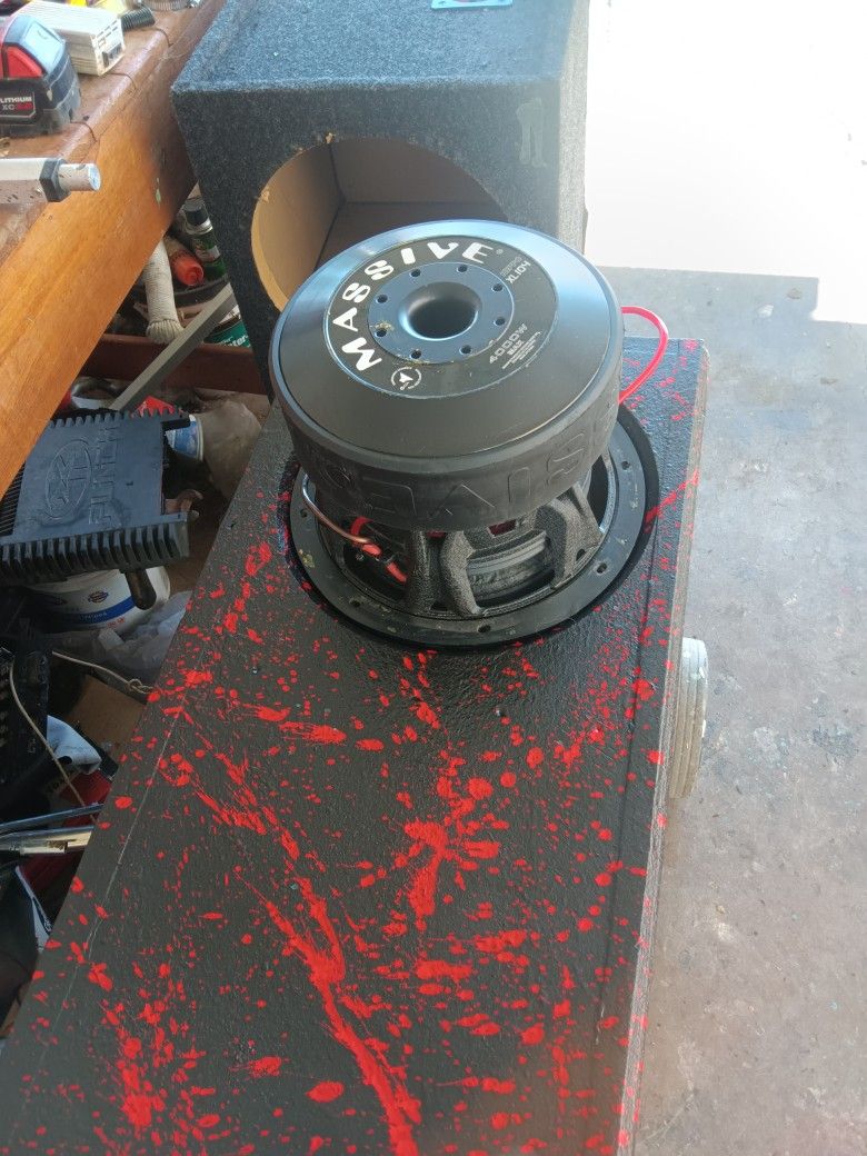 massive Audio Hippo 10 Inch Sub 4000 Watts