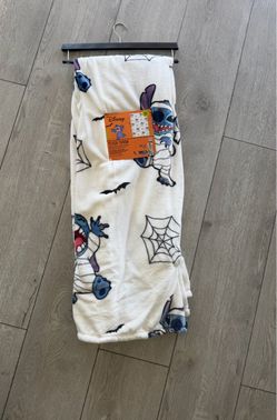 Disney Stitch Halloween Plush Throw