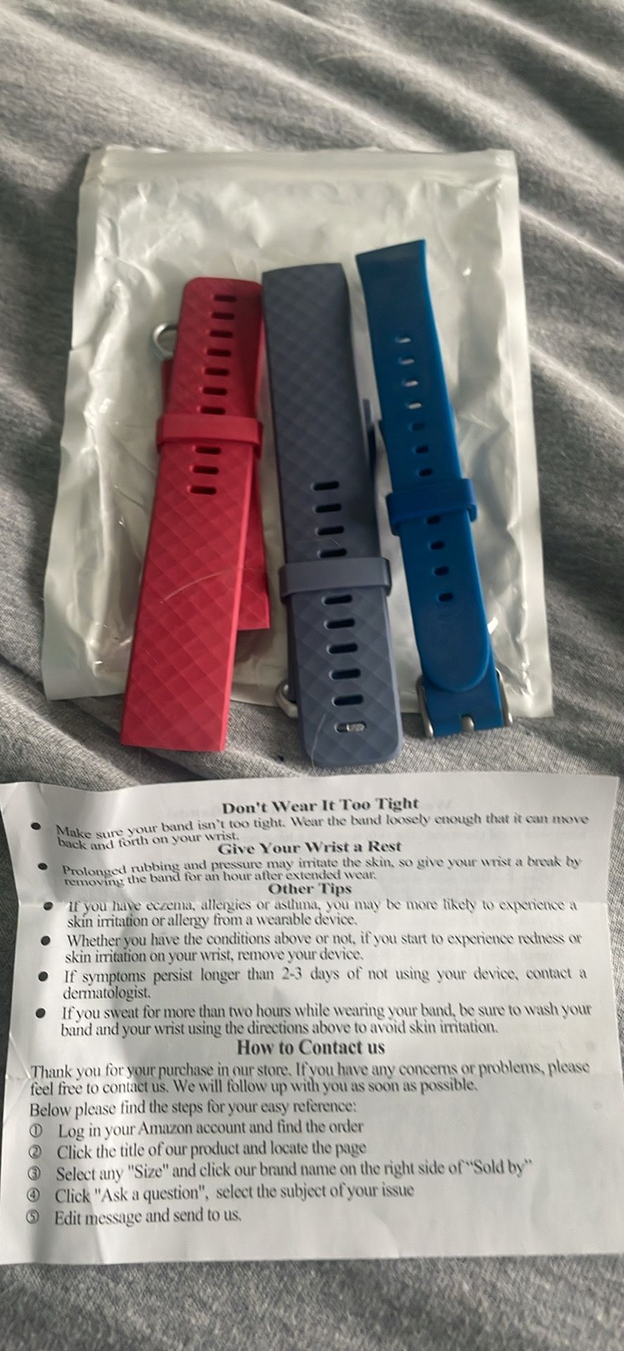 Fit Bit Wrist Bands