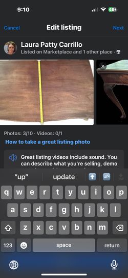 Small dinner table Or Hallway Table 