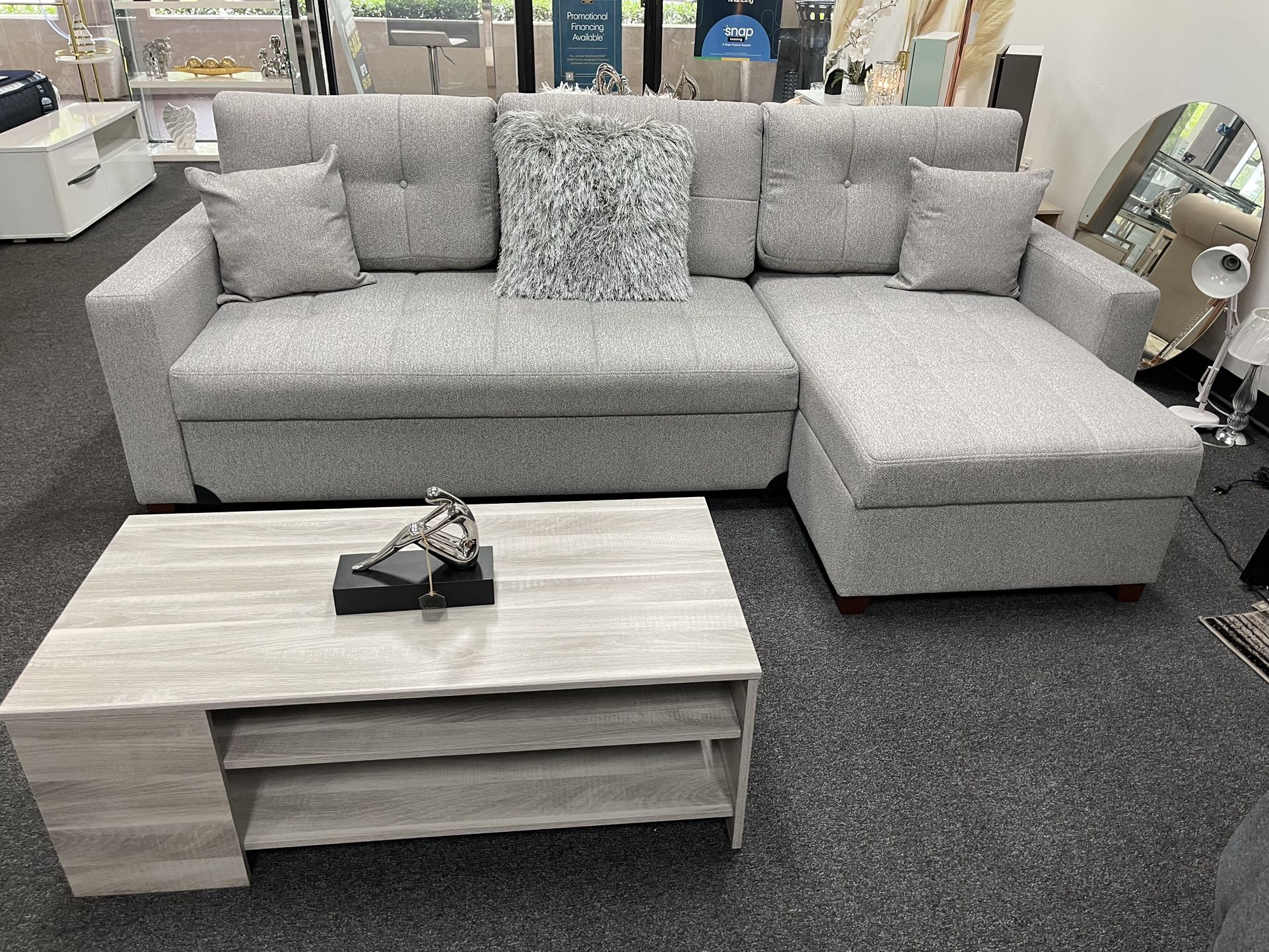 EUROPEAN SECTIONAL SOFA BED ON SALE $935