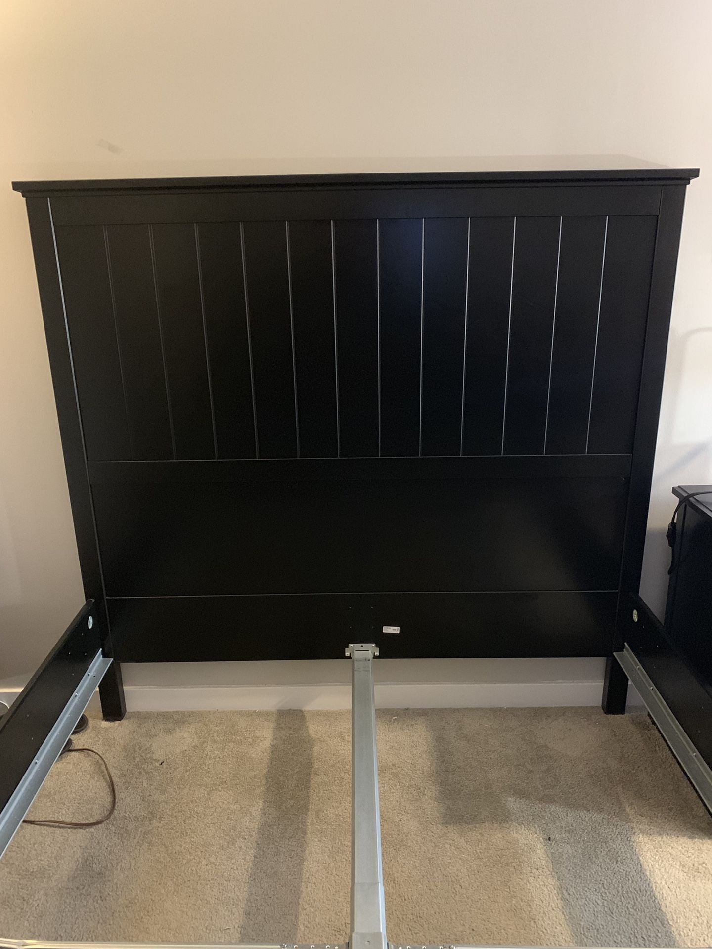 Black Ikea Undredal Queen Size Bed Frame: $50 By 5/27