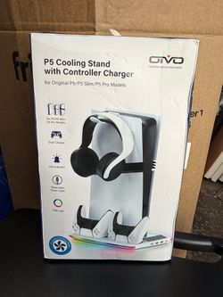 PS5/Slim/Pro Cooling Station With RGB Lighting