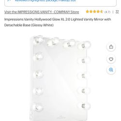 Impressions Lighted Vanity Mirror