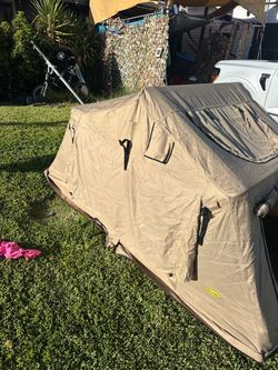 Camping roof tent all attachments including