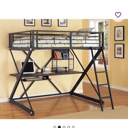 Bunk Bed With Desk 