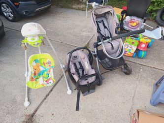Baby stroller, car seat, swing