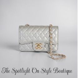 Grey shoulder bag for sale