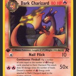 Dark Charizard 21/82 (NON HOLO) Unlimited NM