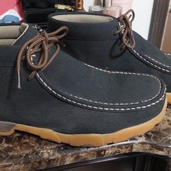 Twisted X shoes steel toe size 10W