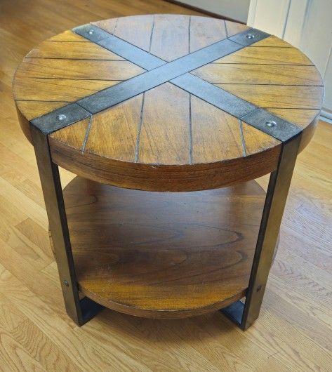 Industrial Side Table