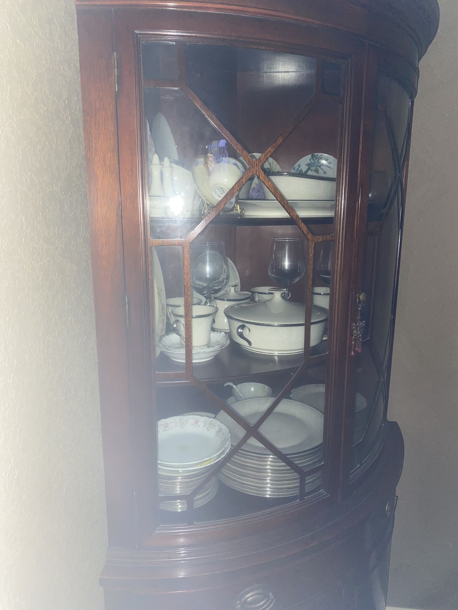 Corner China Cabinet 