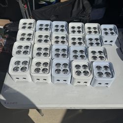 Rockville Par 50 Wireless Up Lights. 