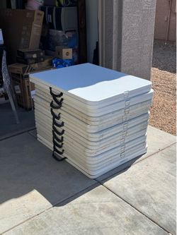 10 6ft Cosco Folding Tables