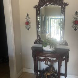 Mirror And Table