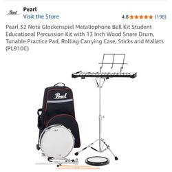 Pearl Bells And Snare Drum Kit