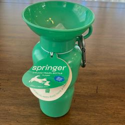 Springer Classic Dog Travel Water Bottle - 22oz Mint Green - NEW WITH TAGS