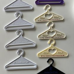 Set Of 9 American Girl Doll Hangers 