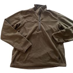 REI 1/2 zip fleece top men size M 