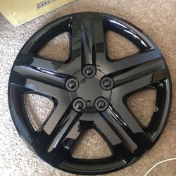 4pcs 17inch hubcap matte black