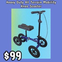 NEW Heavy Duty All Terrain Mobility Knee Scooter: Njft 