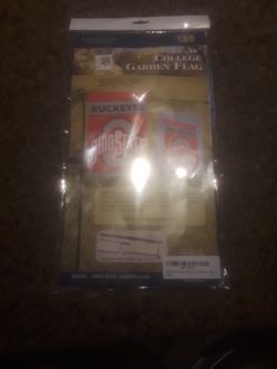 2 Sided College Garden Flag 