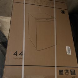 Black Danby Mini Fridge