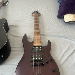 Bass and electric guitar