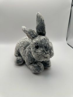 Fengtuo International Gray & White Mini Rabbit Plush Doll Surface Washable