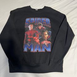 Spider-Man Black Crewneck 