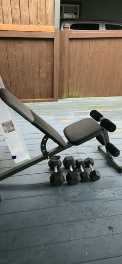 Bench And Weights.