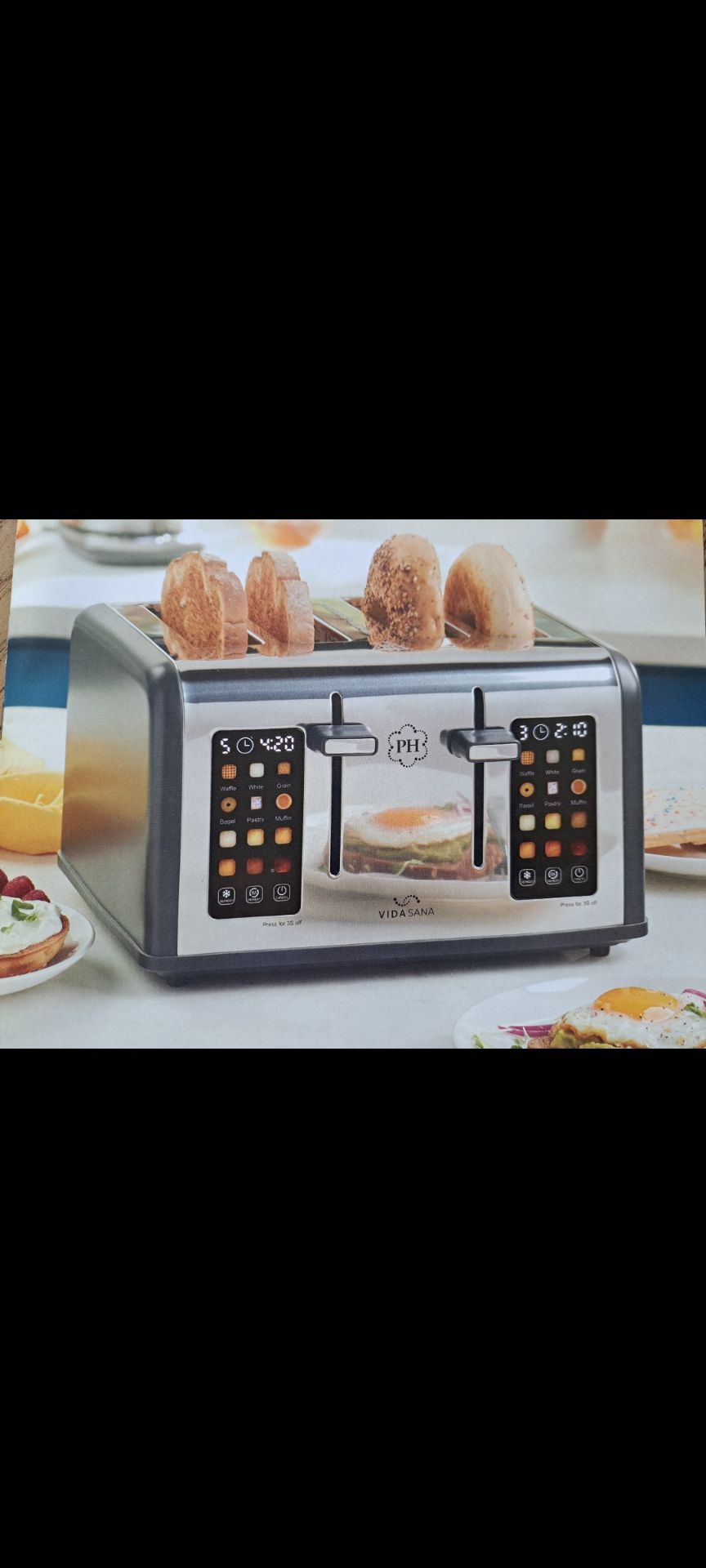 TOSTADOR DE 4 REBANADAS VIDA SANA PRINCESS HOUSE ๐๐ซ