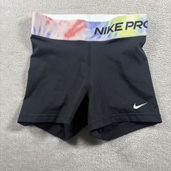 Nike Pro Dri-Fit Compression Shorts Women’s Size XS Black Athletic Gym #3A